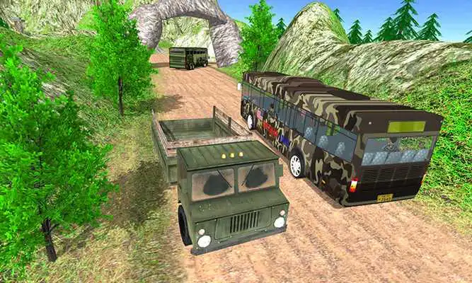 Play Army Bus Game US Soldier Duty