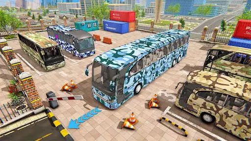 Play Army Bus Transporter Sim Games as an online game Army Bus Transporter Sim Games with UptoPlay
