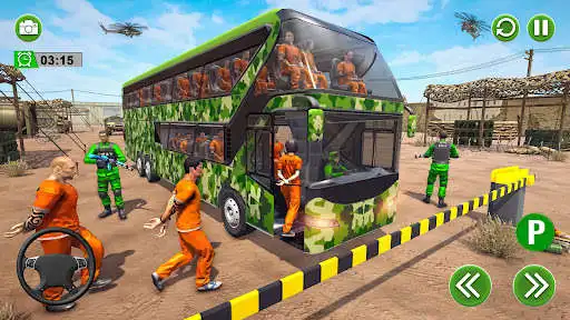 Play Army Bus Transport Prison Game  and enjoy Army Bus Transport Prison Game with UptoPlay