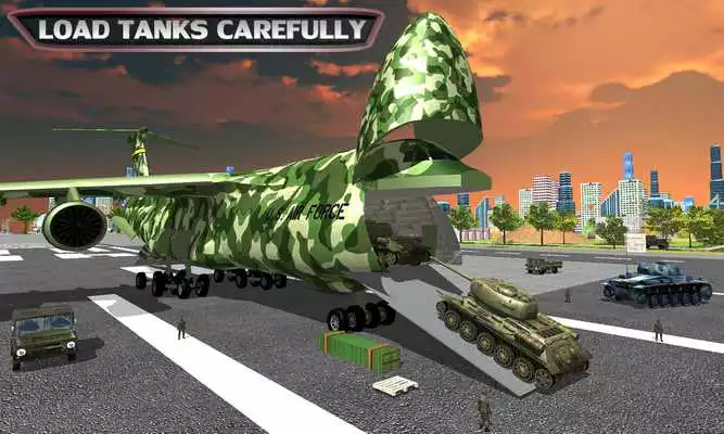Play Army Cargo Plane