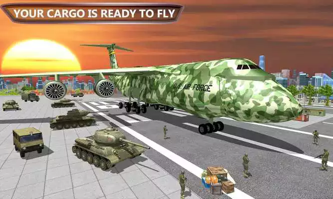Play Army Cargo Plane