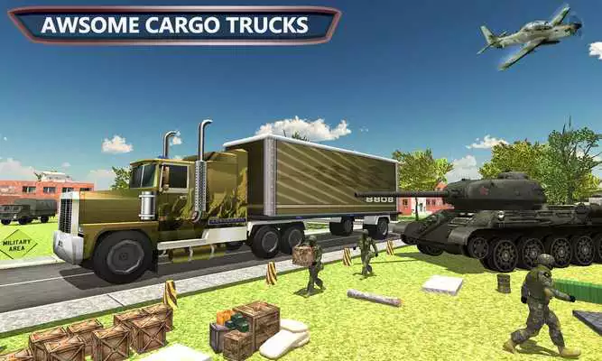 Play Army Cargo Plane