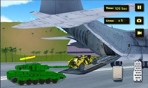 Play Army Cargo Plane Transporter  and enjoy Army Cargo Plane Transporter with UptoPlay