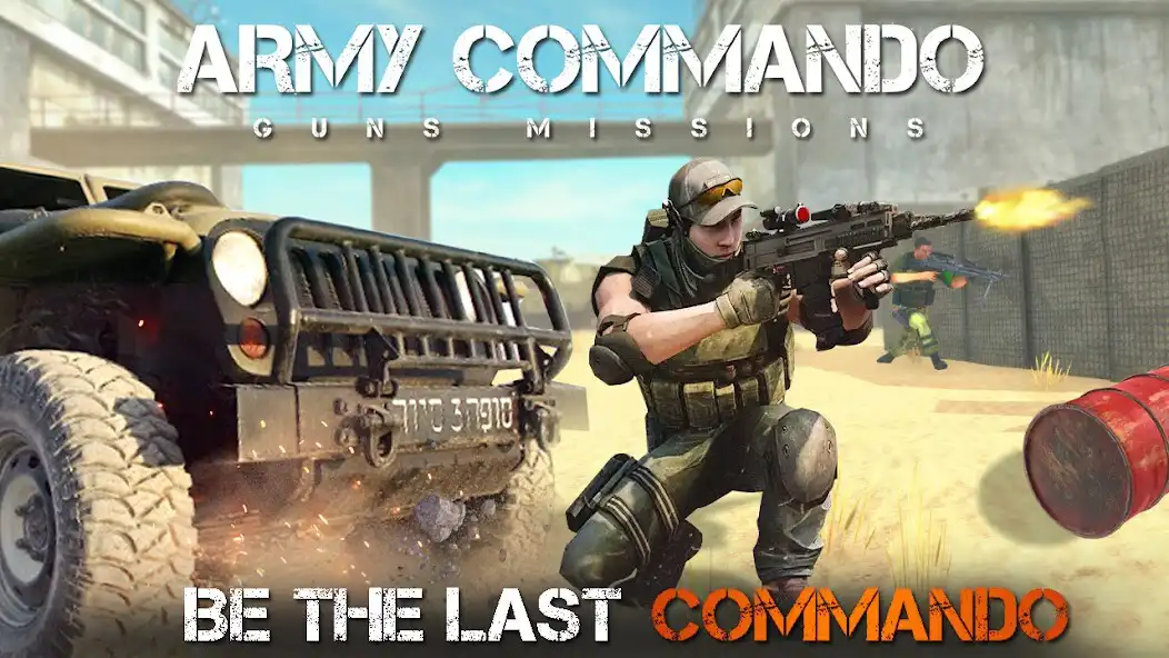 Play Army Commando Guns Missions: Free war games as an online game Army Commando Guns Missions: Free war games with UptoPlay