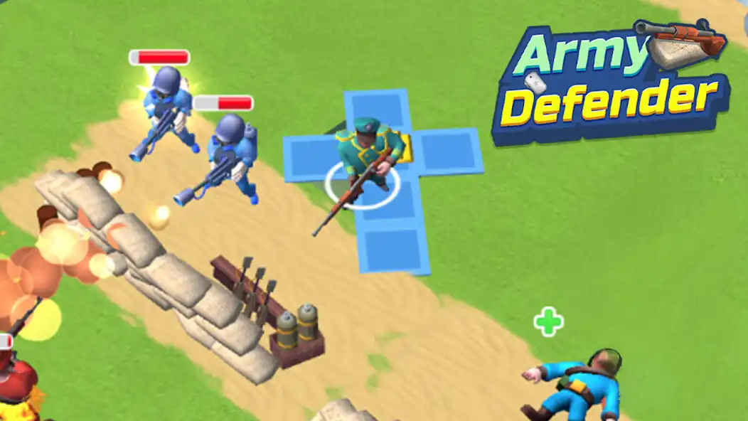 Play Army Defender as an online game Army Defender with UptoPlay