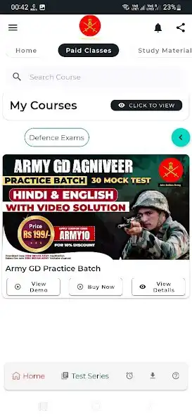 Play Army Exams Official as an online game Army Exams Official with UptoPlay