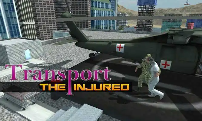 Play Army Helicopter Ambulance 3D
