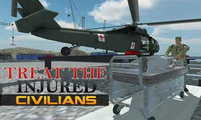 Play Army Helicopter Ambulance 3D