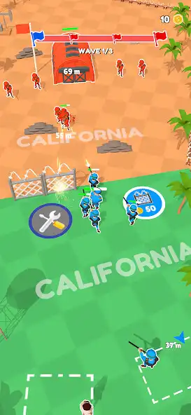 Play Army Invasion as an online game Army Invasion with UptoPlay