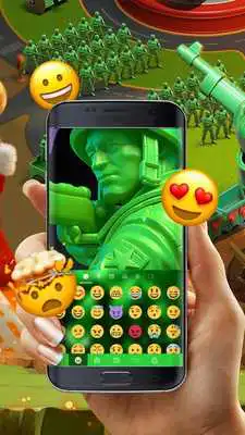 Play Army Men Strike ViVi Emoji Keyboard Theme