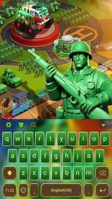Play Army Men Strike ViVi Emoji Keyboard Theme