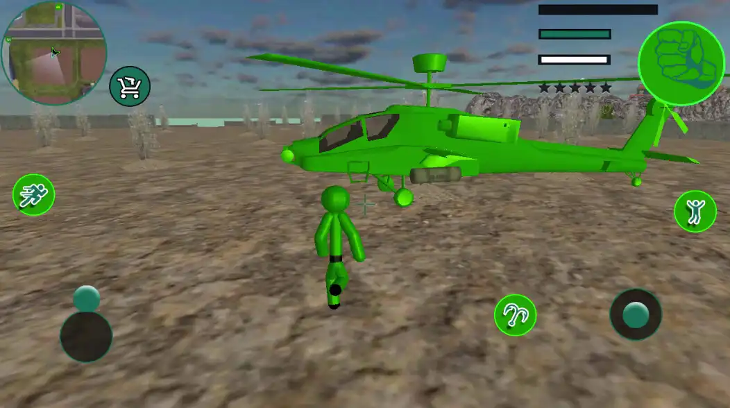 Play Army Men Toy Stickman Rope Hero Survival as an online game Army Men Toy Stickman Rope Hero Survival with UptoPlay