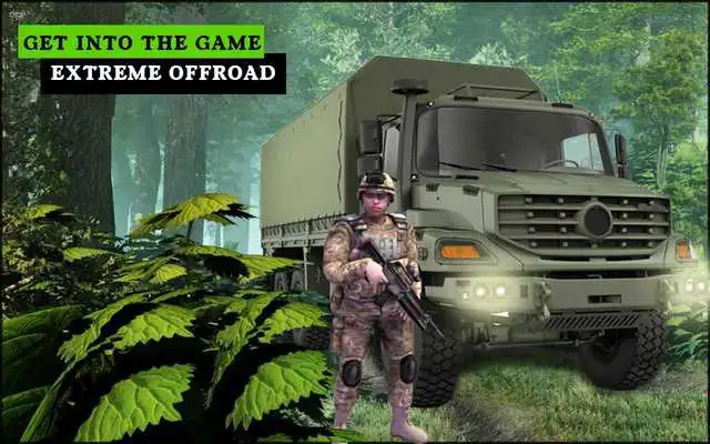 Play Army Modern Cargo Truck Drive