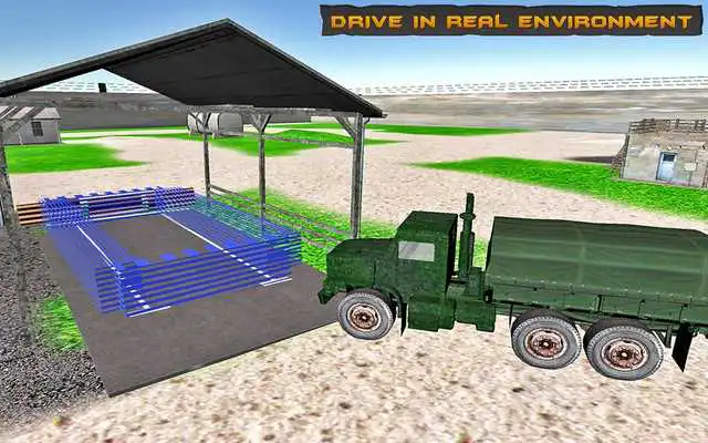 Play Army Modern Cargo Truck Drive