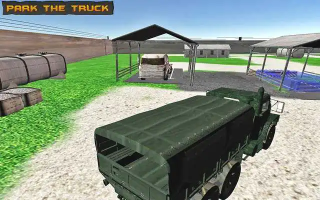 Play Army Modern Cargo Truck Drive
