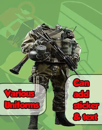 Play Army Photo Frame Maker as an online game Army Photo Frame Maker with UptoPlay