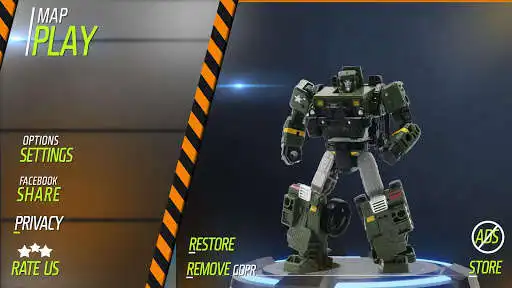 Play Army Robot Bus Simulator as an online game Army Robot Bus Simulator with UptoPlay