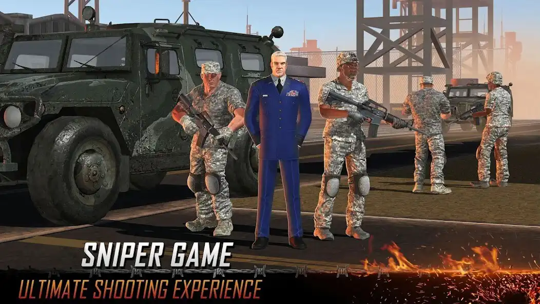 Play Army Sniper Gun Games Offline as an online game Army Sniper Gun Games Offline with UptoPlay
