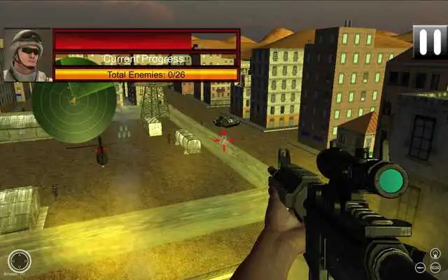 Play Army Sniper In Arabic City