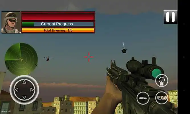 Play Army Sniper In Arabic City