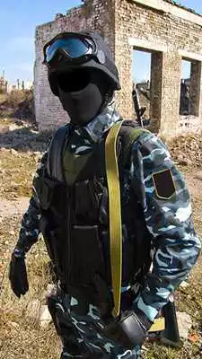 Play Army Soldier Suit Photo Frames