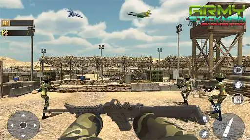Play Army Stickman Counter Attack Hero 2019 as an online game Army Stickman Counter Attack Hero 2019 with UptoPlay