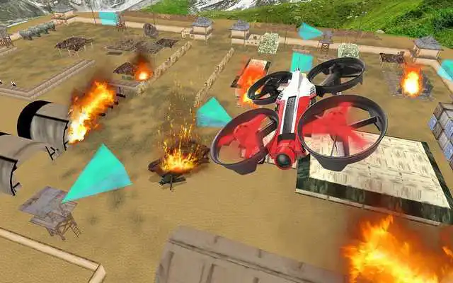 Play Army Strike Combat RC Spy Drone - Flying Simulator