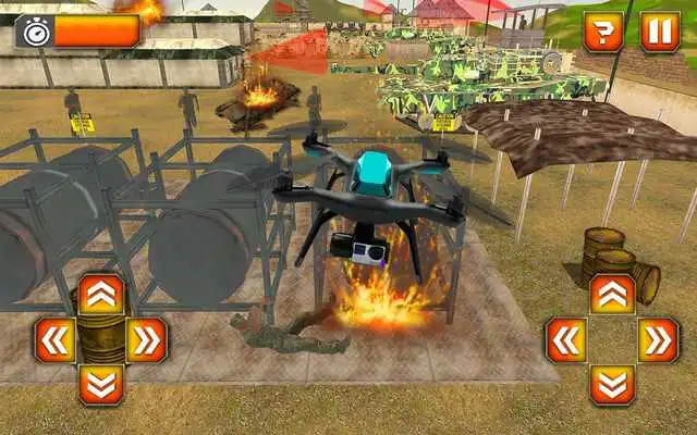 Play Army Strike Combat RC Spy Drone - Flying Simulator
