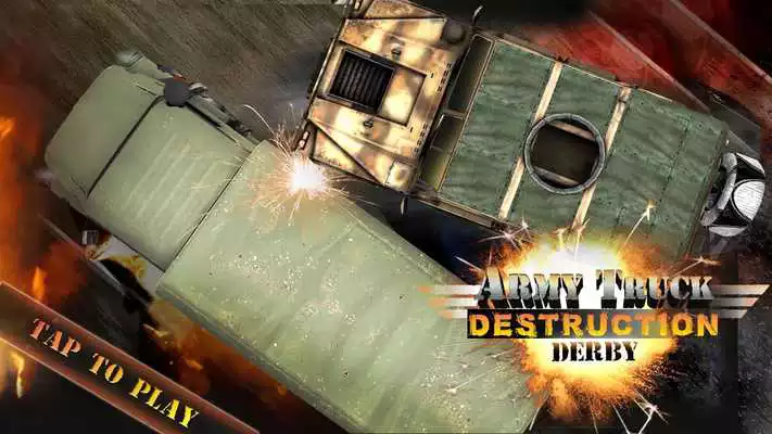 Play Army Truck Demolition Derby 3D