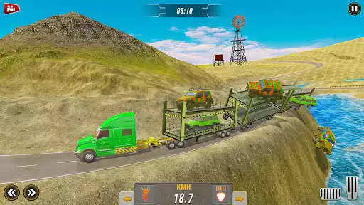 Play Army Vehicle Cargo Transport as an online game Army Vehicle Cargo Transport with UptoPlay