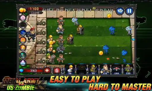 Play Army vs Zombies : Tower Defense Game as an online game Army vs Zombies : Tower Defense Game with UptoPlay