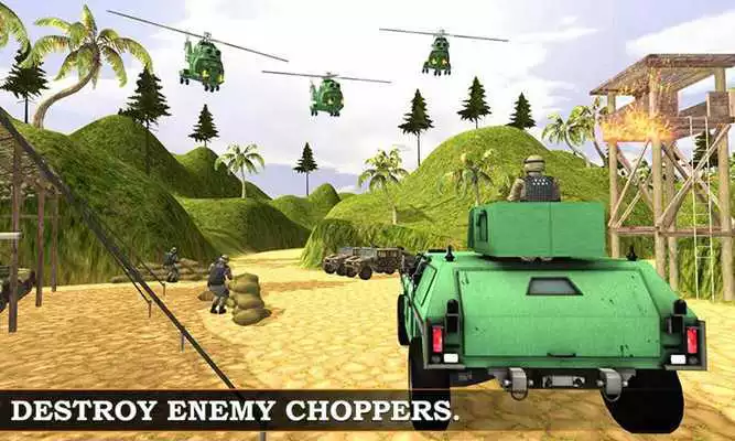Play Army War Jeep Simulator 3D
