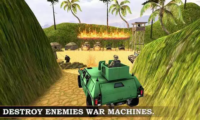 Play Army War Jeep Simulator 3D