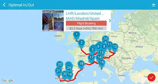 Play Arrangy - Optimal In/Out, Route, Hotel, Trip Plan as an online game Arrangy - Optimal In/Out, Route, Hotel, Trip Plan with UptoPlay