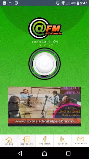 Play APK Arroba Puebla FM  and enjoy Arroba Puebla FM with UptoPlay mx.conceptows.extasisdigitalpuebla