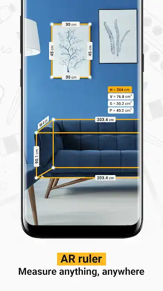 Play AR Ruler Measuring App, Tape  and enjoy AR Ruler Measuring App, Tape with UptoPlay