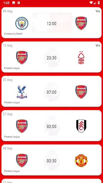 Play Arsenal FC Fan App as an online game Arsenal FC Fan App with UptoPlay