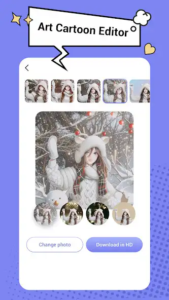 Play Art Cartoon Editor as an online game Art Cartoon Editor with UptoPlay