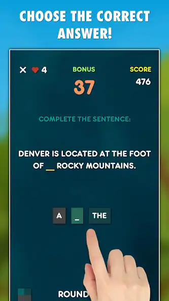 Play Articles Grammar Test PRO as an online game Articles Grammar Test PRO with UptoPlay