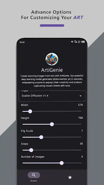 Play ArtiGenie as an online game ArtiGenie with UptoPlay