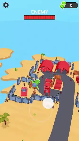 Play Artillery Defense as an online game Artillery Defense with UptoPlay