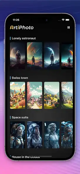 Play ArtiPhoto - Wallpapers by AI as an online game ArtiPhoto - Wallpapers by AI with UptoPlay