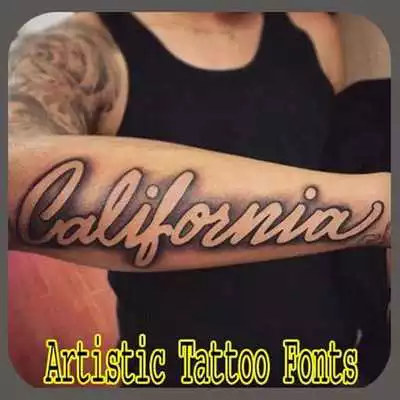 Play Artistic Tattoo Fonts Ideas