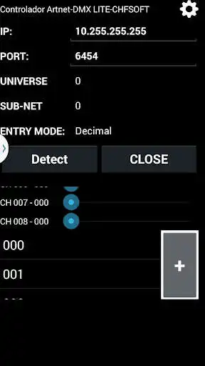 Play ArtNet DMX Controller (LITE) as an online game ArtNet DMX Controller (LITE) with UptoPlay
