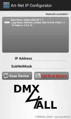 Play Art-Net IP Configurator