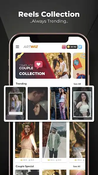 Play Artwiz - Video Story Maker as an online game Artwiz - Video Story Maker with UptoPlay
