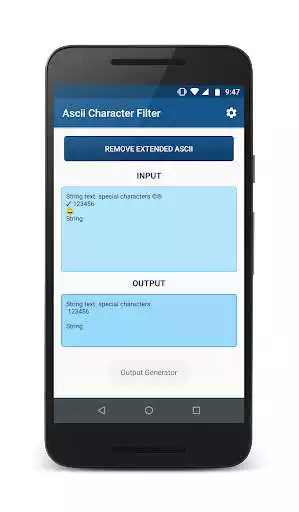 Play ASCII Character Filter as an online game ASCII Character Filter with UptoPlay
