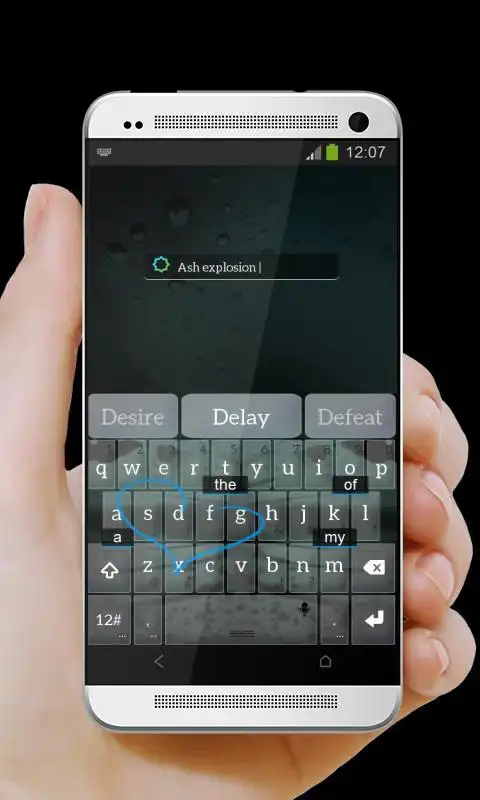 Play Ash explosion Keypad Cover