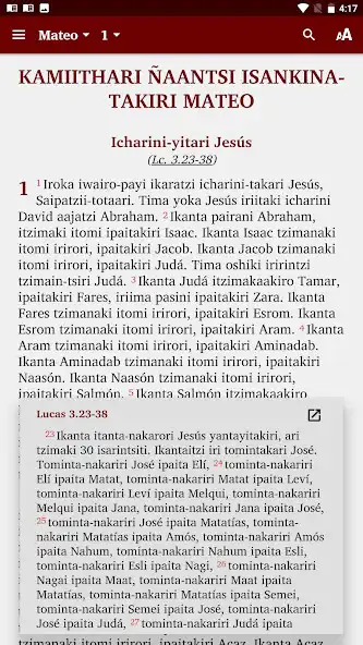 Play Ashéninka Perené - Bible as an online game Ashéninka Perené - Bible with UptoPlay