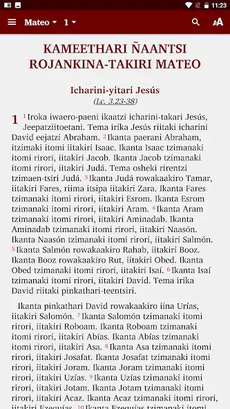 Play Ashéninka South Ucayali Bible  and enjoy Ashéninka South Ucayali Bible with UptoPlay